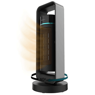 Cecotec ReadyWarm 2000 Max Ceramic Rotate Design Calefactor Ceramico de Torre - Potencia de 2000W - Oscilante - 3 Modos de Calor - Termostato Regulabl
