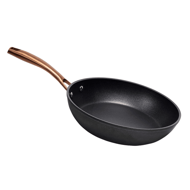 Cecotec Polka Fantasy Golden Sarten de Aluminio Forjado de 28cm - Mango Remachado - Revestimiento Antiadherente - Apta para Horno - Compatible con Ind 1