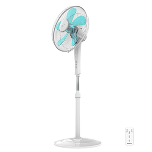 Cecotec EnergySilence 530 Power Connected Ventilador de Pie con 5 Aspas - 50W - Motor de Cobre - Diametro de 40cm - 3 Velocidades - Temporizador - Osc