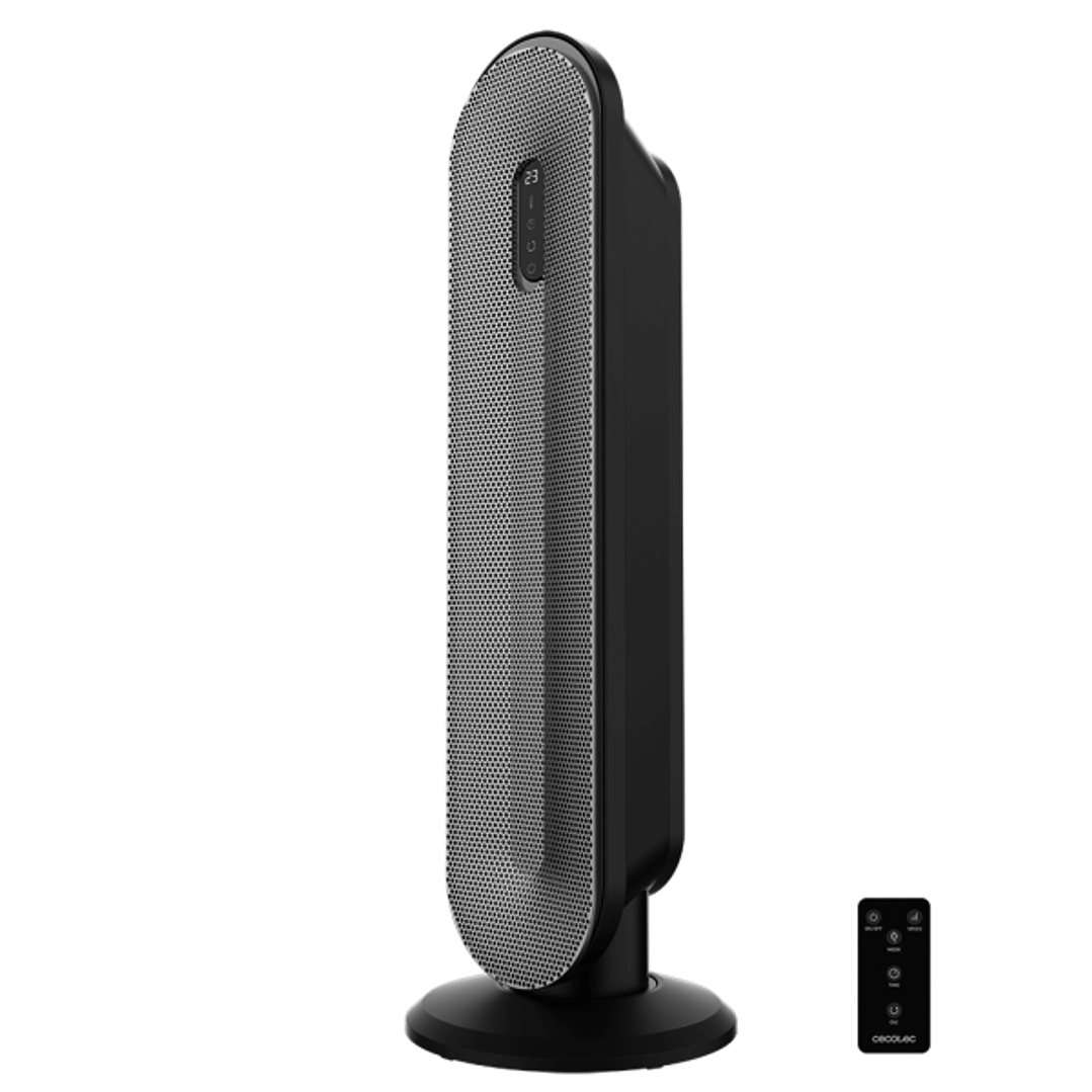 Cecotec ReadyWarm 2050 Max Ceramic Rotate Smart Calefactor Ceramico de Pie - Potencia de 2000W - Oscilante - 3 Modos de Calor - Termostato Regulable - 1