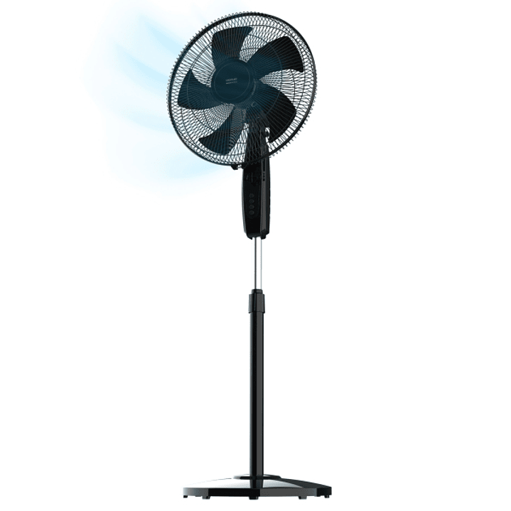 Cecotec EnergySilence 515 MaxFlow Ventilador de Pie con 5 Aspas - 45W - Diametro de 40cm - 3 Velocidades - Temporizador 1H - Oscilacion Automatica - A 1