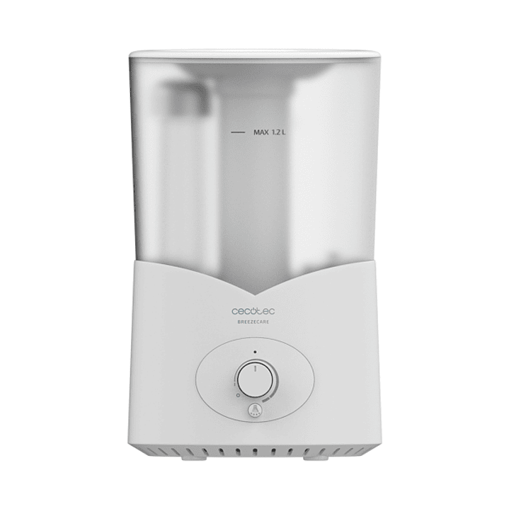 Cecotec BreezeCare 2000 Light Humidificador de Aire - 25W - Capacidad de 200ml/h - Deposito 1.2L - Cobertura hasta 30m2 - Control Manual - Salida de V 1