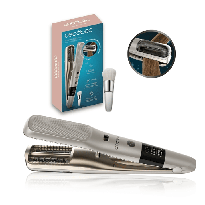 Cecotec HairCare SmoothEnds Recortador de Puntas Abiertas - Uso Inalambrico - 140min de Autonomia - Deposito de Puntas - Cepillo de Limpieza - Bloqueo 1