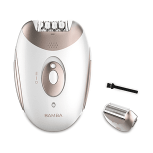 Cecotec Bamba SkinCare Depil-Action Depiladora de Arranque Inalambrica - Uso con y sin Cable - Bateria 700mAh - 40min de Uso Continuo - 2 Velocidades 