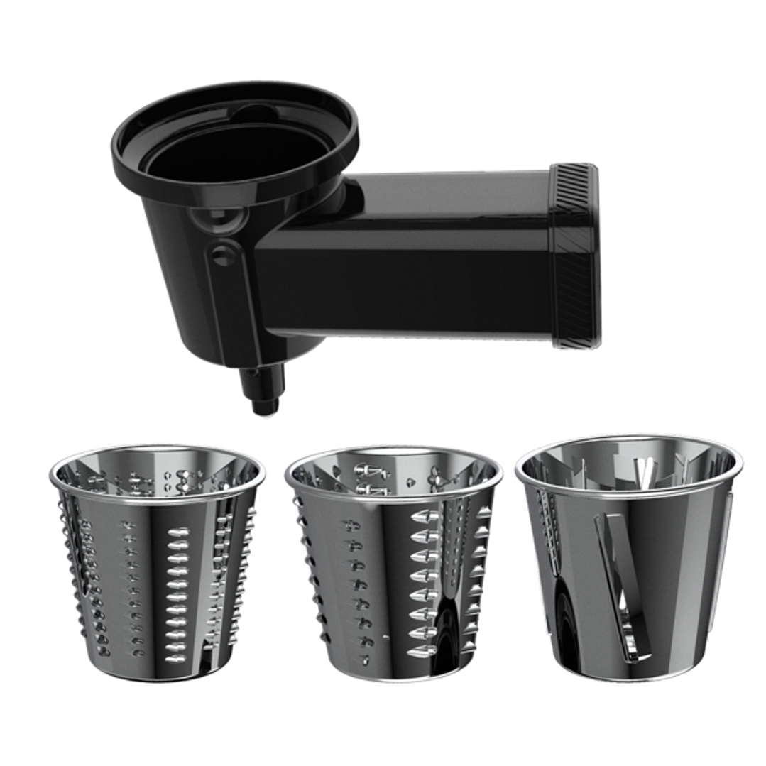 Cecotec Accesorio Rallador para Amasadora Twist and Fusion - Apto para Lavavajillas - Facil de Colocar y Quitar - Color Negro 1