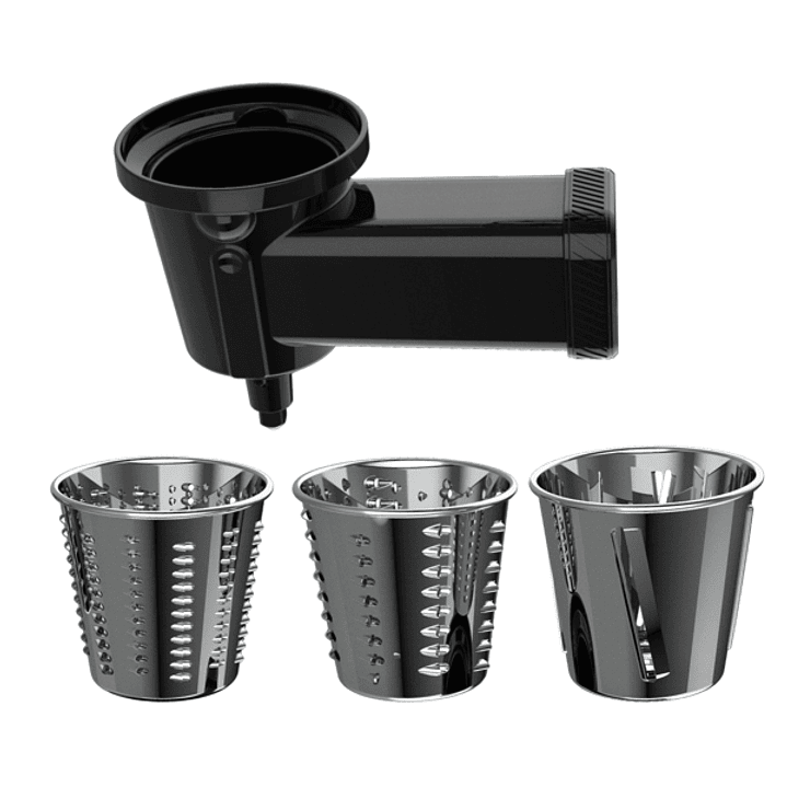 Cecotec Accesorio Rallador para Amasadora Twist and Fusion - Apto para Lavavajillas - Facil de Colocar y Quitar - Color Negro 1