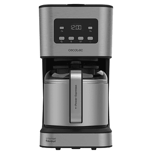 Cecotec Coffee 66 Drop and Thermo Time Cafetera de Goteo - 950W - Capacidad para 10 Tazas - Jarra Termo - LCD Retroiluminada - Programable - Antigoteo