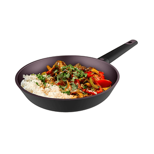 Cecotec Polka Experience Titan Sarten de Aluminio Fundido de 22cm - Teflon Antiadherente - Libre de PFOA - Apto para Lavavajillas - Compatible con Ind