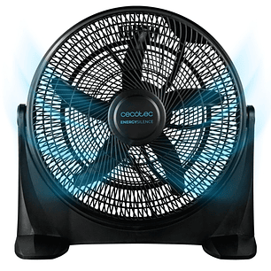 Cecotec EnergySilence 2000 FloorFlow Ventilador Industrial de Suelo con 5 Aspas - Potencia de 90W - Diametro de 20