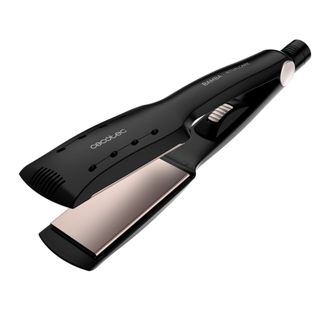 Cecotec Bamba RitualCare 900 Max Plancha de Pelo - Uso en Humedo y Seco - Placas XL de 50mm - Iones Negativos - Cable 360º de 3m - Punta Fria de Segur 1