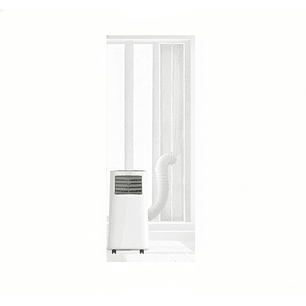 Cecotec Cubierta para Ventanas - Poliester - Aisla Del Exterior - Cremallera y Cinta Adhesiva - Facil de Sellar - Ideal para Aires Portatiles - 210x90