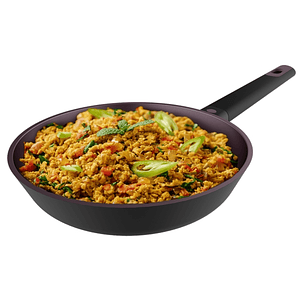 Cecotec Polka Experience Titan Sarten de Aluminio Fundido de 28cm - Teflon Antiadherente - Apto para Lavavajillas - Compatible con Induccion - Fondo I