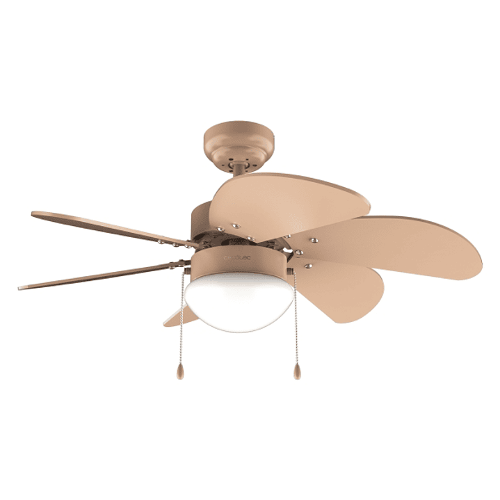 Cecotec EnergySilence Aero 3600 Vision Full Orange Ventilador de Techo con 6 Aspas y Lampara Integrada - 50W - Diametro de 36