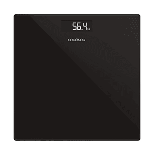 Cecotec Surface Precision Bascula Corporal - Tecnologia Autoencendido - Funciona con Pilas - Seguridad con Agarre - Facil de Usar - Combina Estilo y F