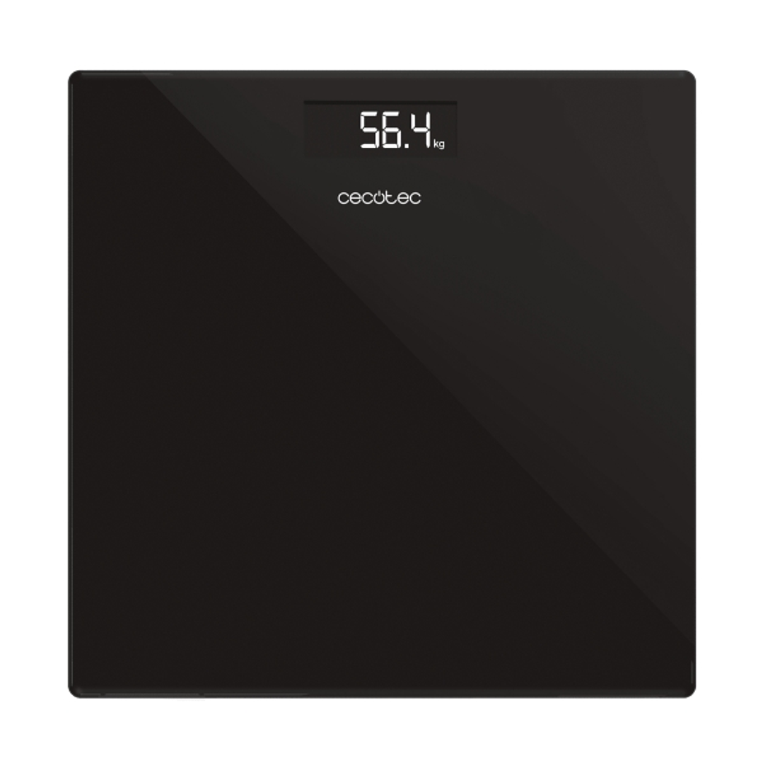 Cecotec Surface Precision Bascula Corporal - Tecnologia Autoencendido - Funciona con Pilas - Seguridad con Agarre - Facil de Usar - Combina Estilo y F 1