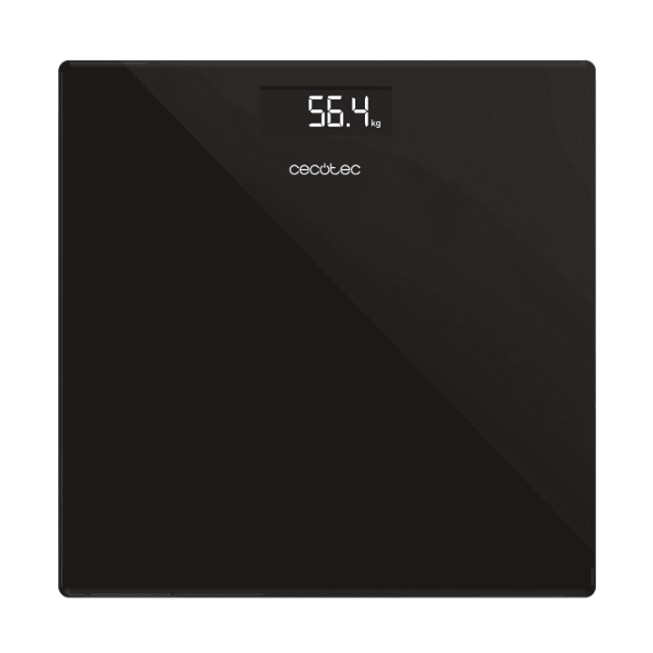 Cecotec Surface Precision Bascula Corporal - Tecnologia Autoencendido - Funciona con Pilas - Seguridad con Agarre - Facil de Usar - Combina Estilo y F 1