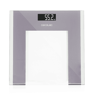 Cecotec Surface Precision Healthy Bascula Corporal hasta 180kg - Alta Precision - Pantalla LCD - Cristal Templado - Cinta Metrica - Autoapagado - Pata