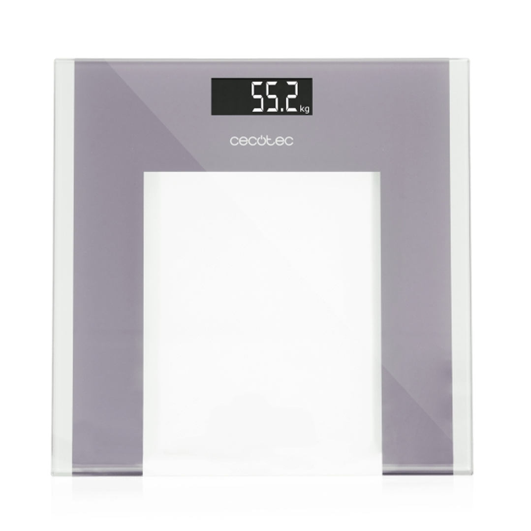 Cecotec Surface Precision Healthy Bascula Corporal hasta 180kg - Alta Precision - Pantalla LCD - Cristal Templado - Cinta Metrica - Autoapagado - Pata 1