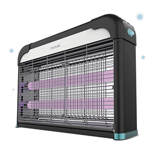 Cecotec ByeFly 5000 Destroy Mata Mosquitos - 20W - Lampara con 2 Tubos UV - Cobertura hasta 40m2 - Proteccion 360º - Incluye Cadena para Colgar - Band