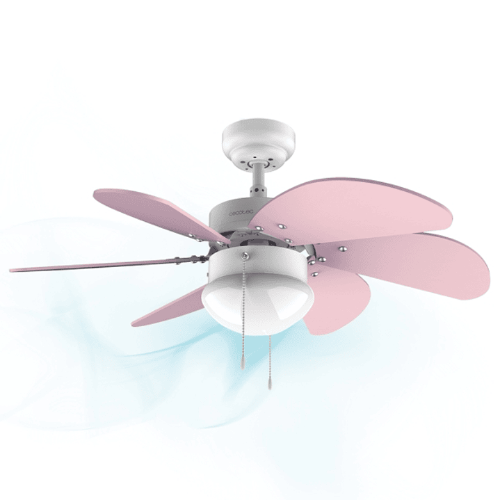 Cecotec EnerySilence Aero 3600 Vision Purple Ventilador de Techo con 6 Aspas y Lampara - 50W - Diametro de 92cm - 3 Velocidades - Aspas Reversibles -  1