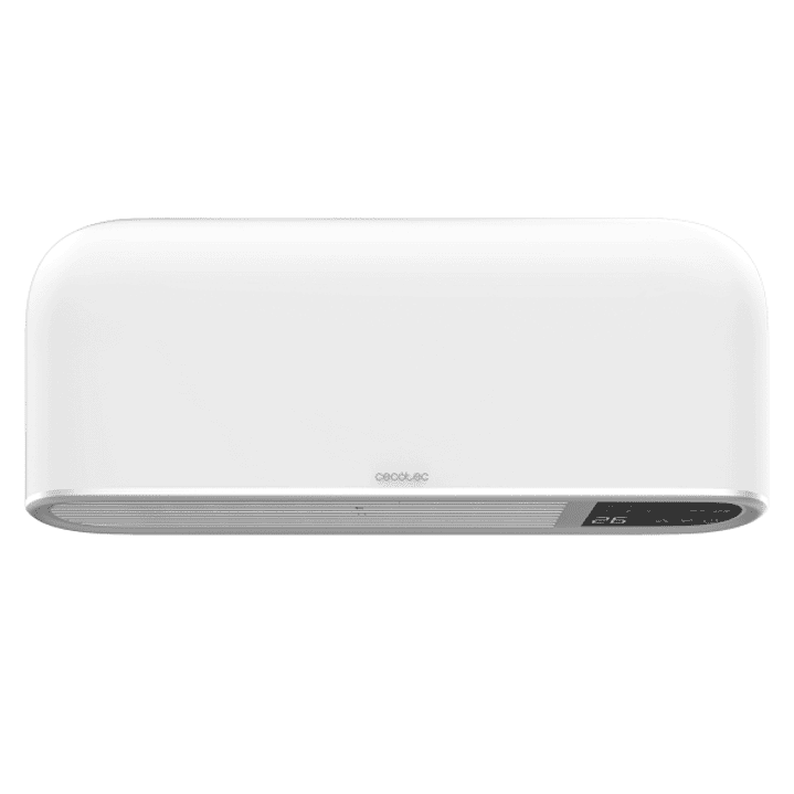Cecotec ReadyWarm 2000 Max Box Ceramic Connected Calefactor Ceramico de Pared - 2000W - Cobertura hasta 20m2 - IP22 - Control Remoto y WiFi - Pantalla 1