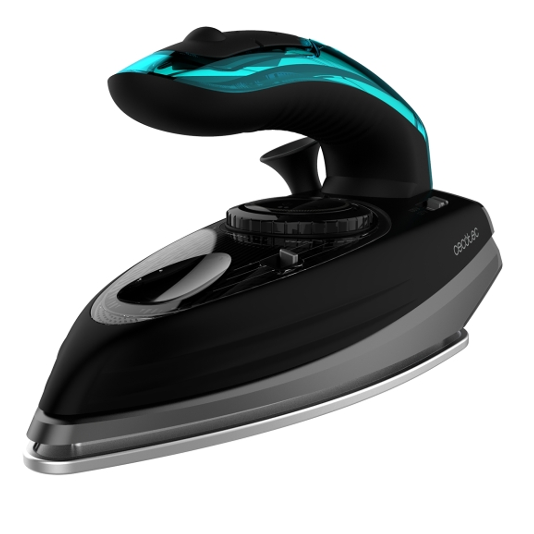 Cecotec Fast and Furious 4000 Travel Plancha de Ropa de Viaje - 1200W - Vapor Continuo 20g/min - Golpe de Vapor 65g/min - Suela Ceramica - Bolsa de Vi 1