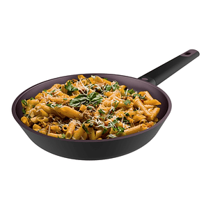 Cecotec Polka Experience Titan Sarten Aluminio Fundido de 26cm - Teflon Antiadherente - Compatible con Induccion - Fondo Indeformable 5mm - Apto para 