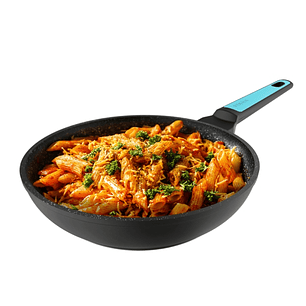 Cecotec Polka Platinum Thunder Sarten de Aluminio Forjado de 28cm - Revestimiento Teflon Antiadherente - Apto para Lavavajillas - Compatible con Induc