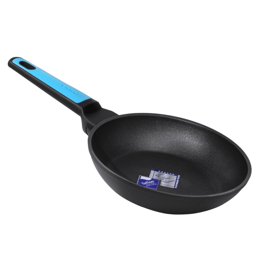 Cecotec Polka Platinum Thunder Sarten de Aluminio Forjado de 22cm - Revestimiento Teflon Antiadherente - Apto para Lavavajillas - Compatible con Induc 1