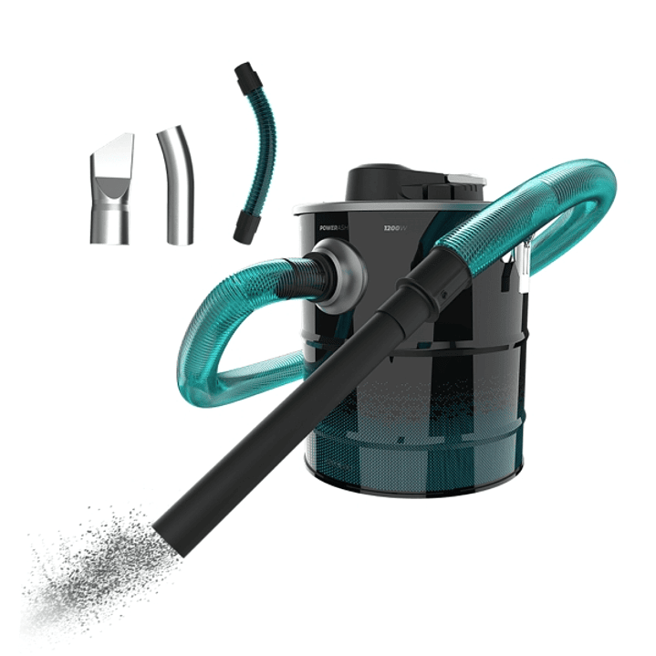 Cecotec Conga Ash 4000 Advance Aspirador de Cenizas - 1200W - Acero Inoxidable - Succion 14kPa - Capacidad 20L - Tubo Metalico - Facil Transporte - Bo 1