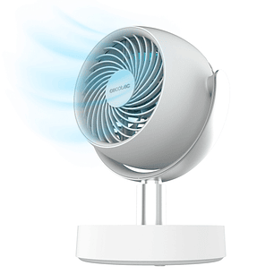 Cecotec EnergySilence 800 Cyclone Desk Portable Ventilador de Sobremesa Inalabrico - 10W - Diametro de 6