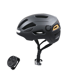 Cecotec BrainGuard Flash Casco Urbano para Bicicleta y Patinete - Talla L-XL - Intermitentes - Luz Trasera - Luz Frontal - Ajustable - Material Ligero