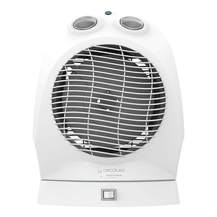 Cecotec ReadyWarm 9890 Force Rotate Calefactor Electrico - 2400W - Oscilacion a 60º - 2 Niveles de Potencia - 3 Modos - Funcionamiento Silencioso - Si