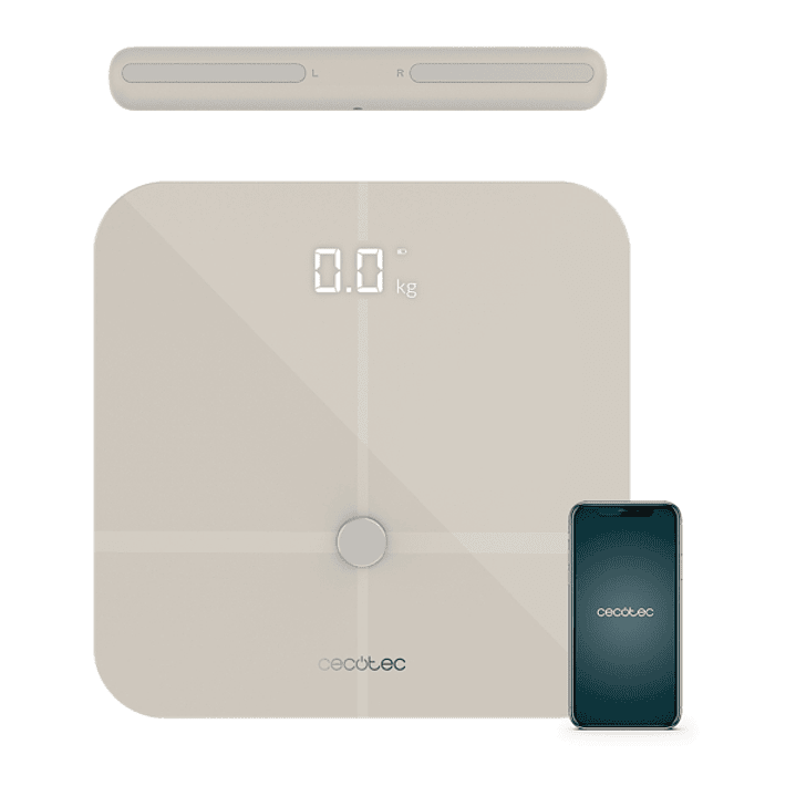 Cecotec Surface Precision 10600 Smart Healthy Pro Bascula Corporal hasta 180kg - Bluetooth - Extraplano - 15 Parametros - Cinta Metrica - Alta Precisi 1