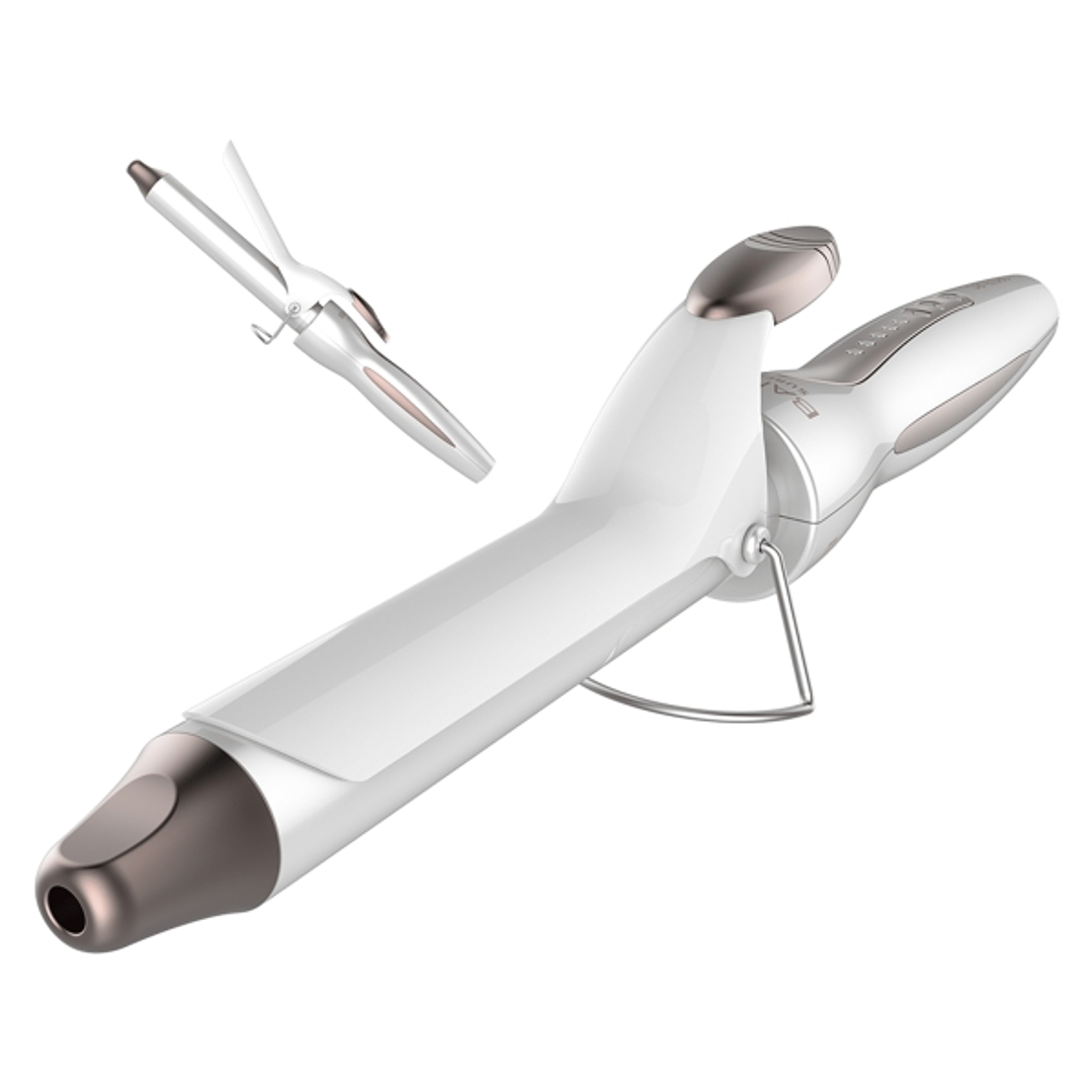 Cecotec Bamba SurfCare Curly Rizador de Turmalina de 25mm - 5 Niveles de Temperatura - Punta Fria - Pinza para Sujetar Mechones - Funcion de Autoapaga 1