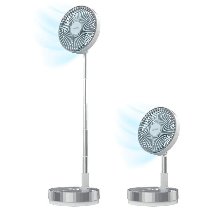 Cecotec EnergySilence 800 FoldAir Portable Control Ventilador de Pie Portatil - Bateria de 7200mAh - Plegable y Telescopico - Diametro de 8