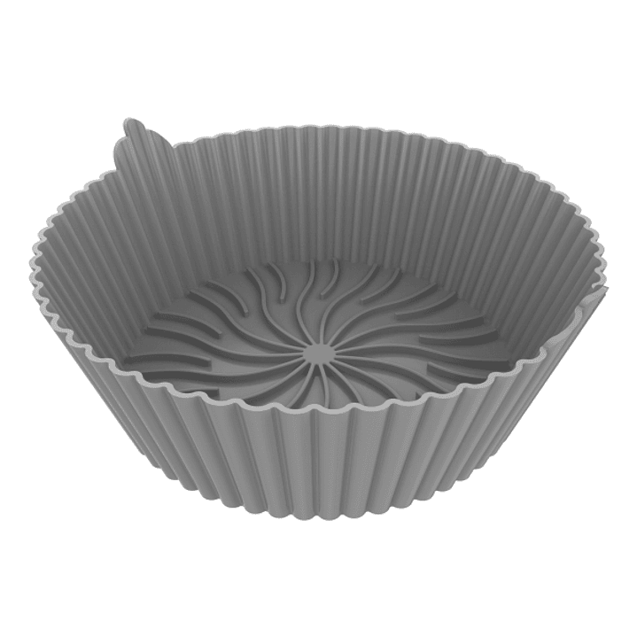 Cecotec Cecofry Bucket Pack de 3 Moldes Circulares para Freidoras de 2 a 4.5L - Silicona de Alta Calidad - Apto para Microondas y Horno - Libre de BPA 1