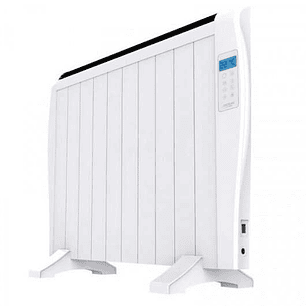 Cecotec Ready Warm 2000 Thermal Radiador Electrico Bajo Consumo 1500W - 10 Elementos - Colocacion en Pared o de Pie - Pantalla LED - 3 Modos - Tempori
