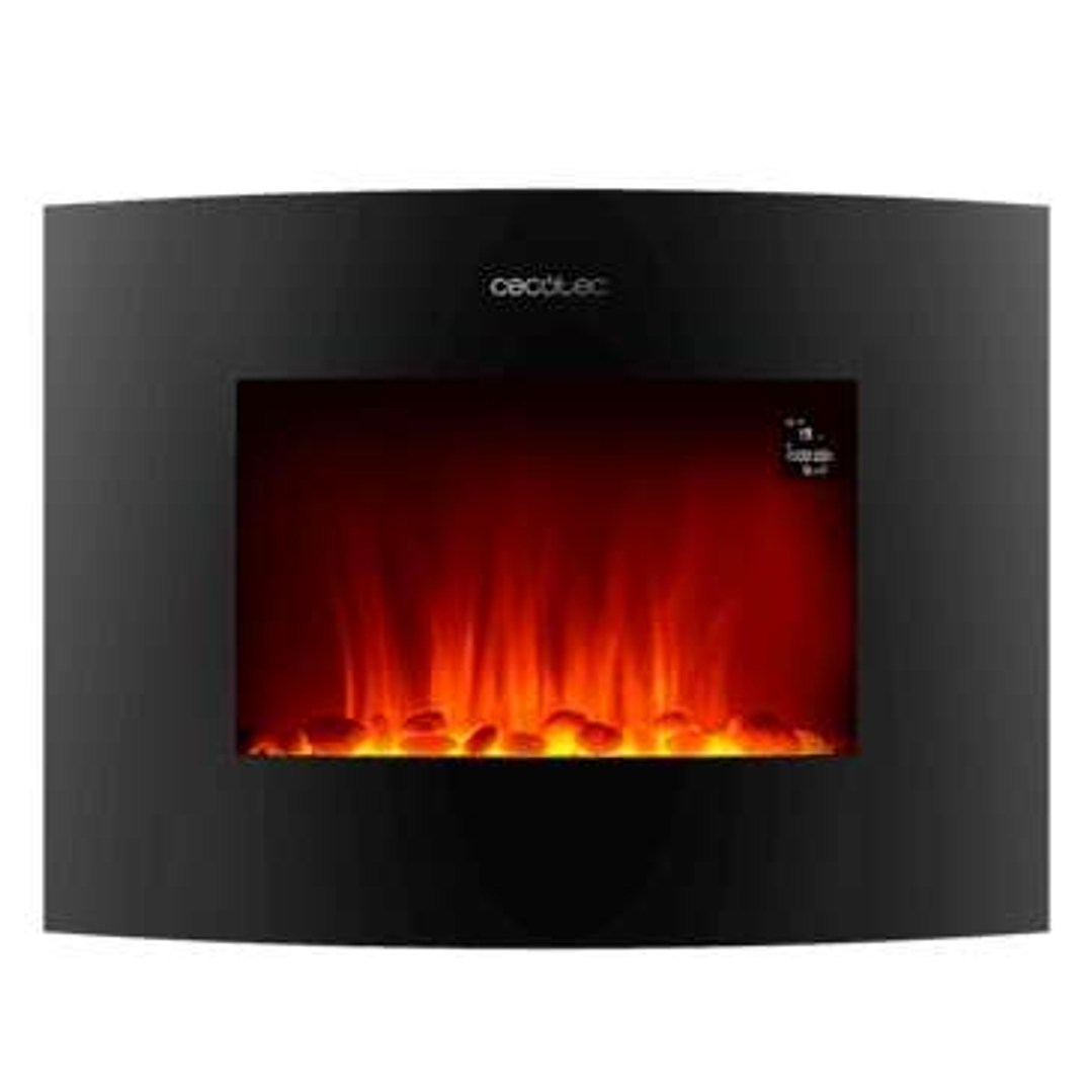 Cecotec Ready Warm 2650 Curved Flames Connected Chimenea Electrica 2000W WiFi - Tamaño 26