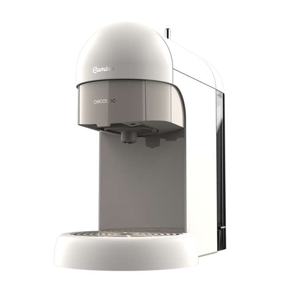 Cecotec Cumbia Capricciosa Cafetera Express White 1100W - Apta para Cafe Molido y Capsulas ESE - Deposito de Agua 0.6L - 19 Bares 1