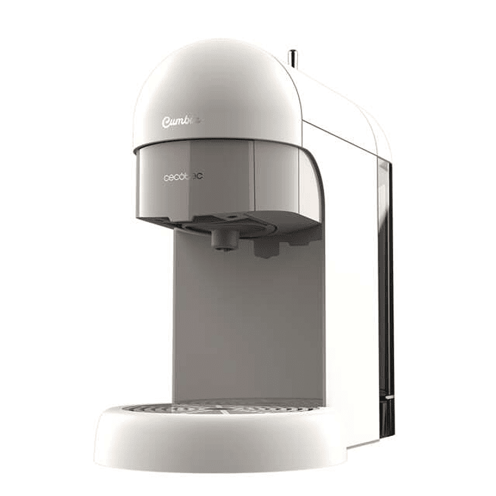 Cecotec Cumbia Capricciosa Cafetera Express White 1100W - Apta para Cafe Molido y Capsulas ESE - Deposito de Agua 0.6L - 19 Bares 1