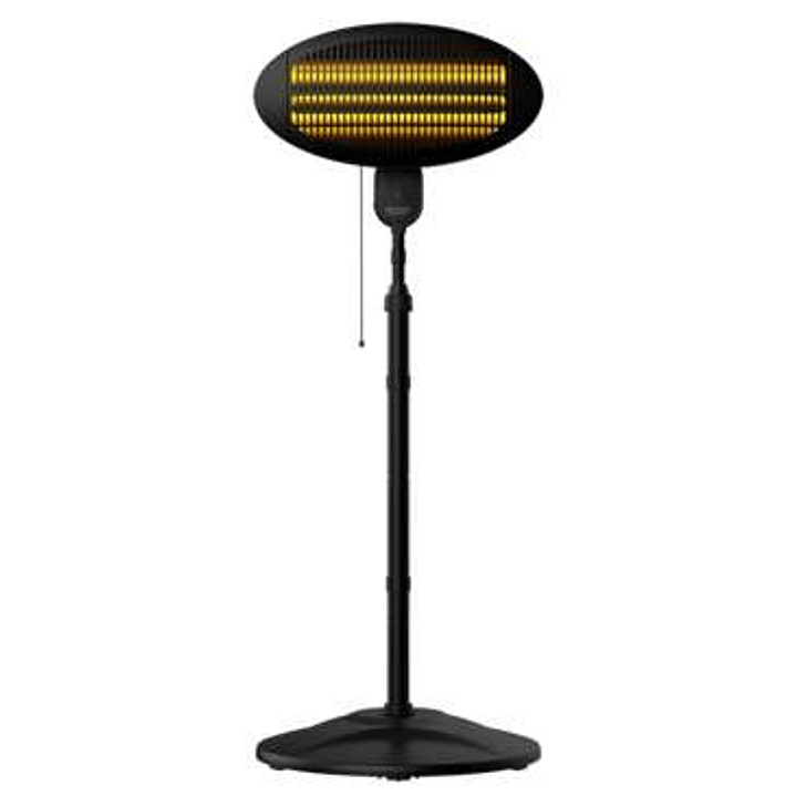 Cecotec Ready Warm 8100 Power Quartz Calefactor de Exterior 2000W - Calefactor Halogeno de Cuarzo - Colocacion en Pared o de Pie - IPX4 - 3 Niveles de 1