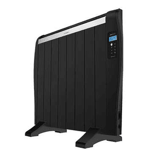Cecotec Ready Warm 1800 Thermal Black Radiador Electrico Bajo Consumo 1200W - 8 Elementos - Colocacion en Pared o de Pie - Pantalla LED - 3 Modos - Te