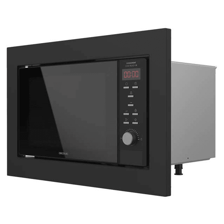 Cecotec GrandHeat 2350 Built-In Black Microondas Encastrable con Grill 23L 900W - Temporizador - 9 Funciones Preconfiguradas 1