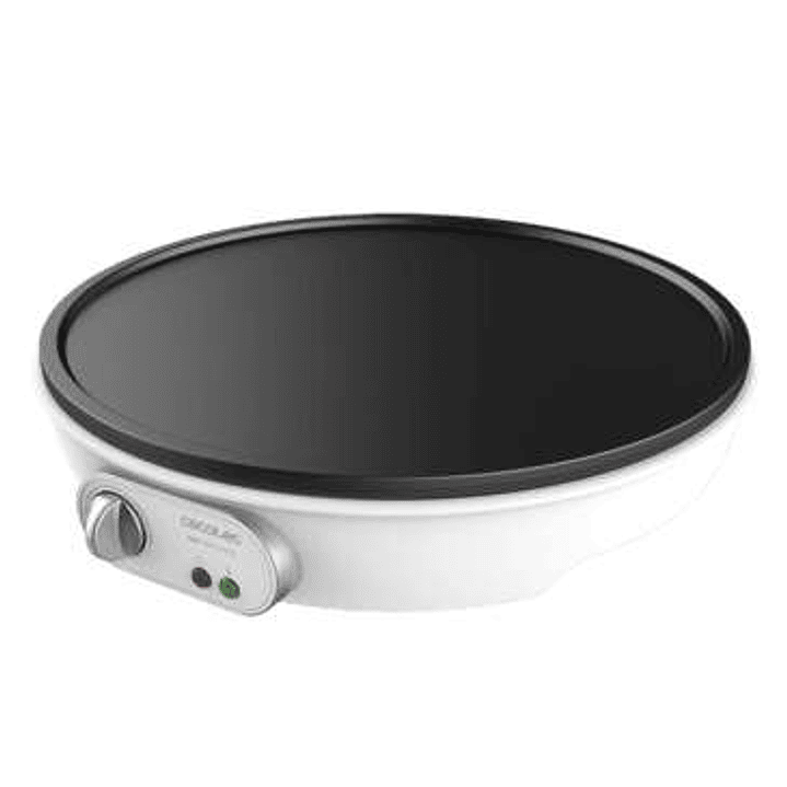 Cecotec Fun Crepelicious Crepera Electrica 1000W - Revestimiento Antiadherente - Potencia Regulable - Diametro de 30,5cm - Rodillo Esparcidor y Espatu 1