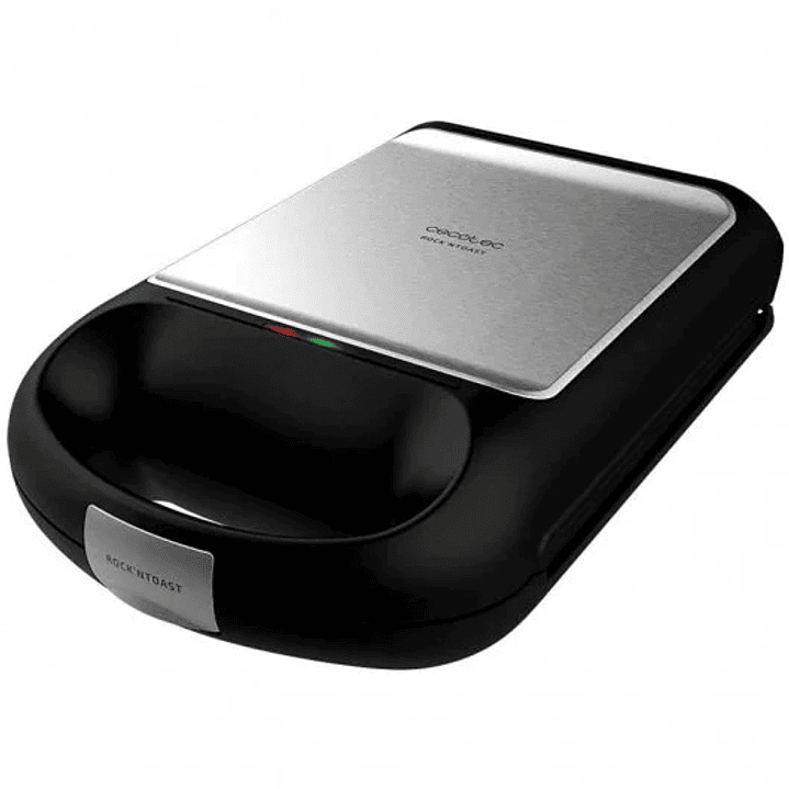 Cecotec Rock’nToast Family Sandwichera 1500W - Capacidad para 4 Sandwiches - Revestimiento Antiadherente - Rapidez de Calentamiento - Acero Inoxidable 1