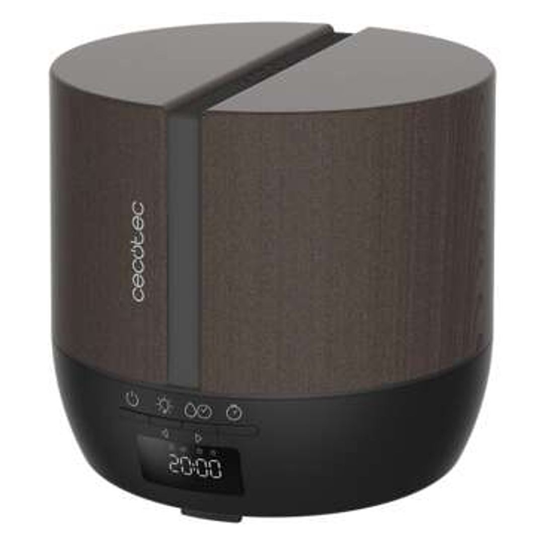 Cecotec PureAroma 550 Connected Black Woody Difusor de Aromas 500ml Bluetooth - Pantalla LED - Altavoz - Temporizador 12h - 3 Modos de Funcionamiento  1