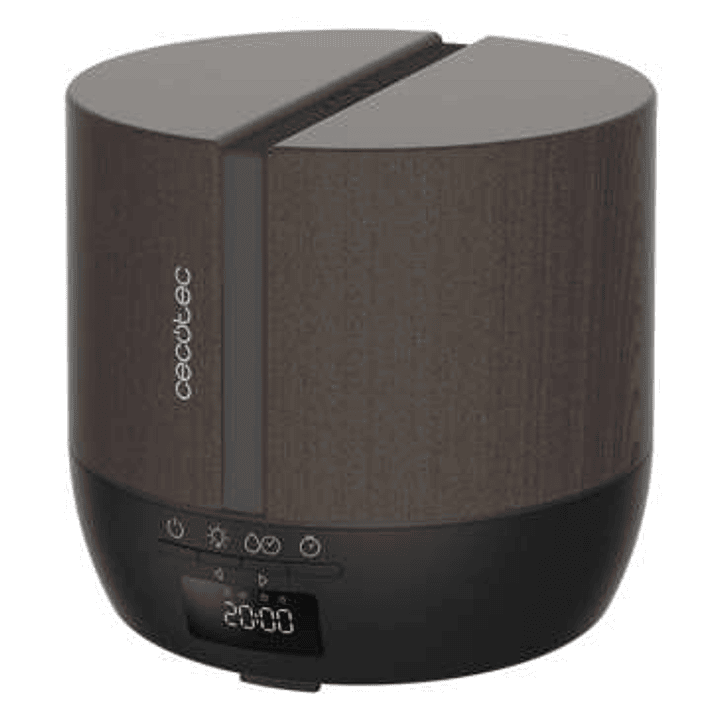 Cecotec PureAroma 550 Connected Black Woody Difusor de Aromas 500ml Bluetooth - Pantalla LED - Altavoz - Temporizador 12h - 3 Modos de Funcionamiento  1