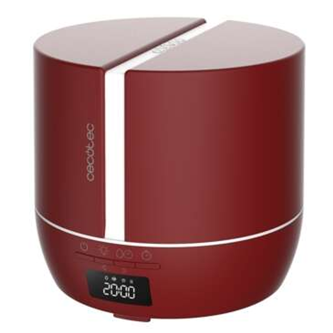 Cecotec PureAroma 550 Connected Garnet Difusor de Aromas 500ml Bluetooth - Pantalla LED - Altavoz - Temporizador 12h - 3 Modos de Funcionamiento - Cob 1
