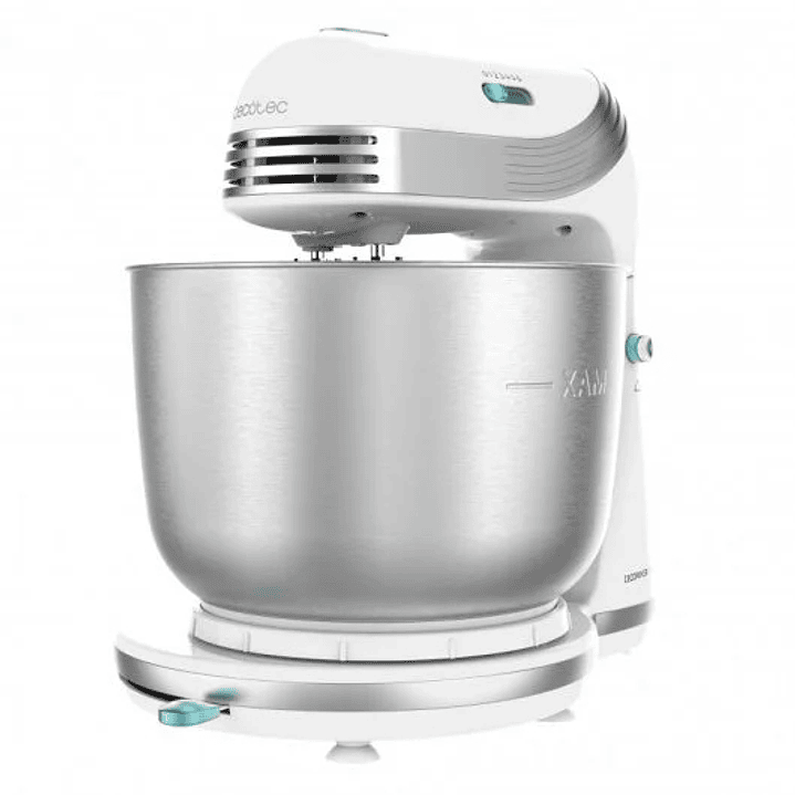 Cecotec Cecomixer Easy White Batidora Amasadora 250W - Bol de Acero Inoxidable de 3,5L - Movimiento Planetario - 6 Velocidades 1